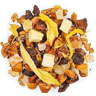Gelber Pfirsich, Früchtetee mild, aromatisiert